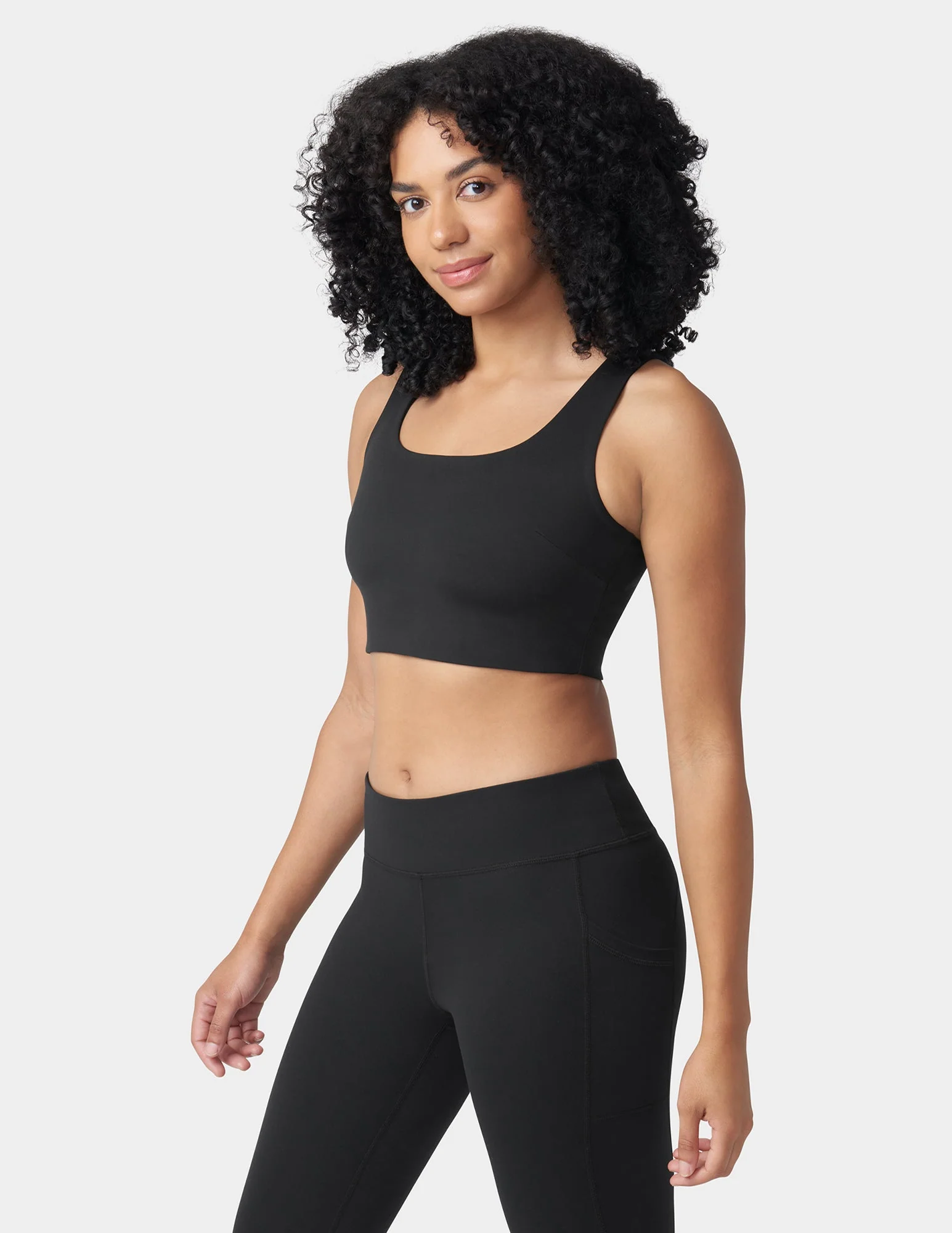 Cropped Full Back Tank Top - Image 4