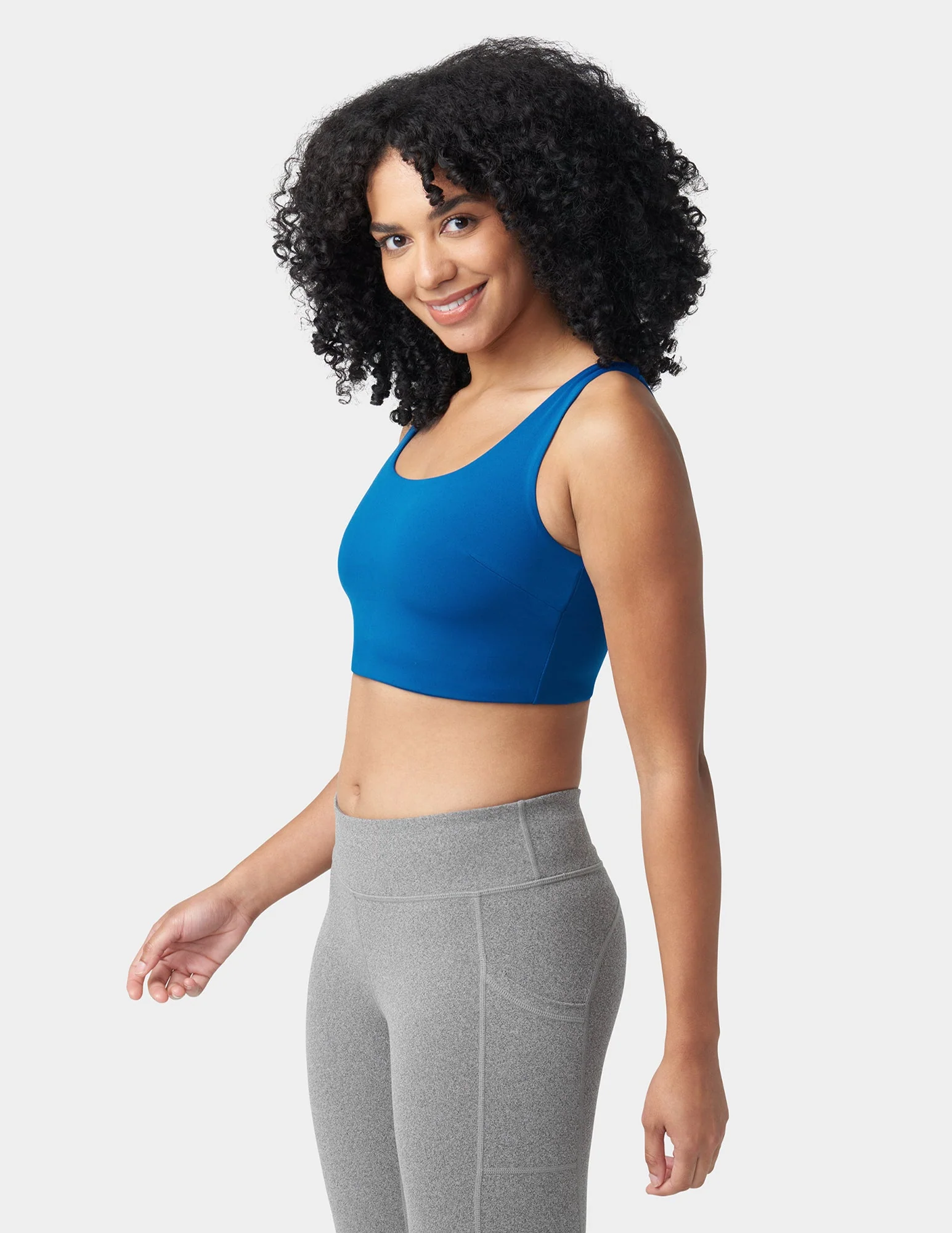 Cropped Full Back Tank Top - Image 4