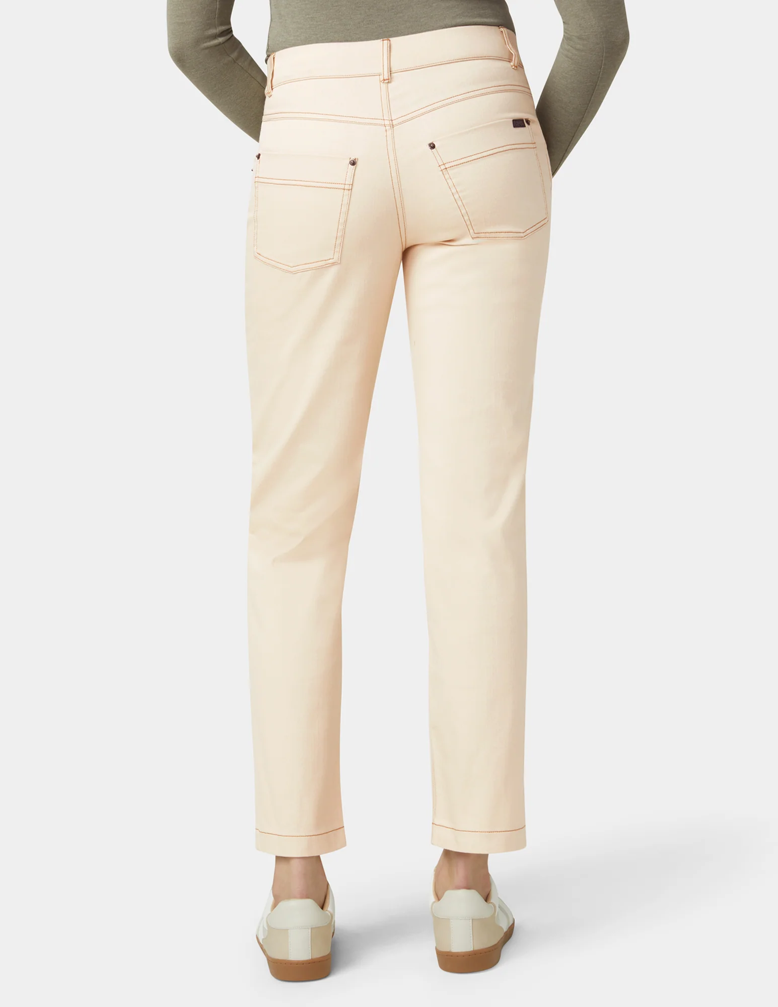 Crosshatch Denim Straight Leg Pant - Image 3