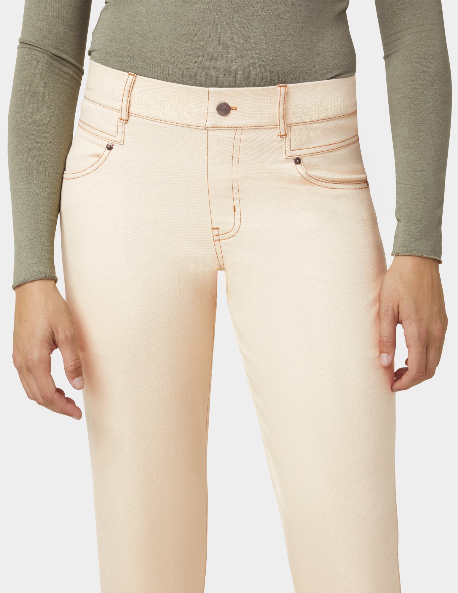 Crosshatch Denim Straight Leg Pant - Image 5