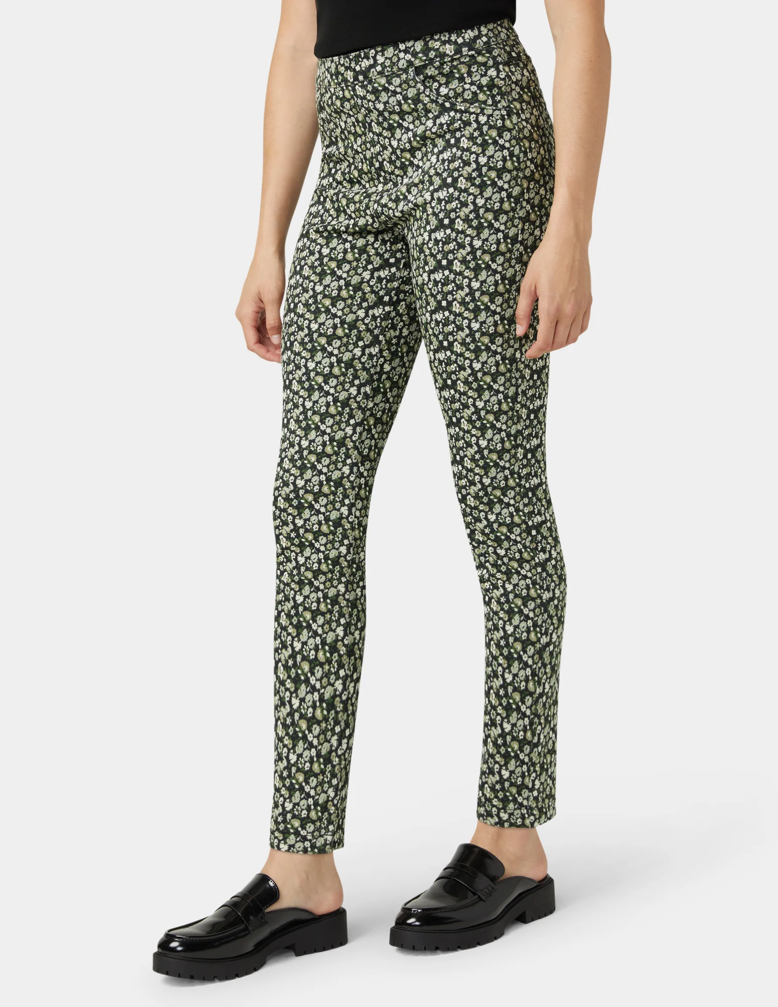 Ditsy Floral Denim Legging - Image 4