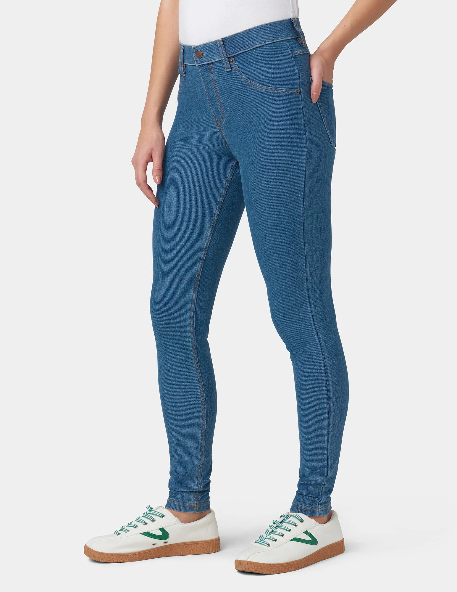 Essential Denim Leggings - Image 4