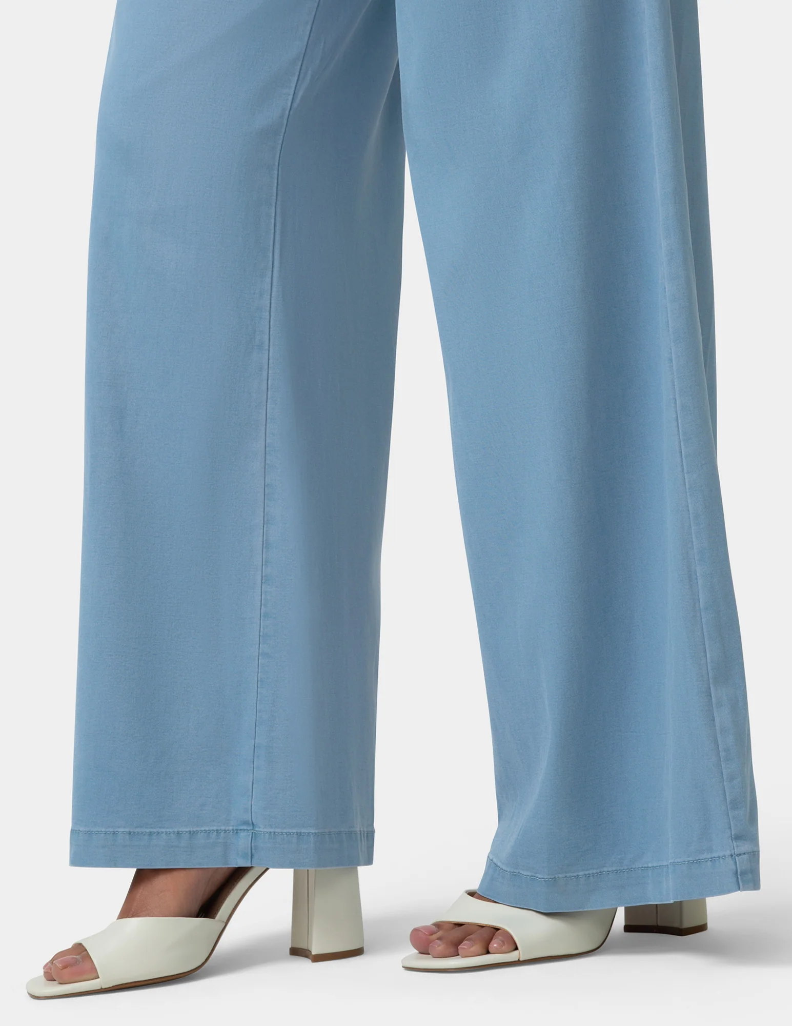 Fluid Denim Palazzo Pant - Image 6