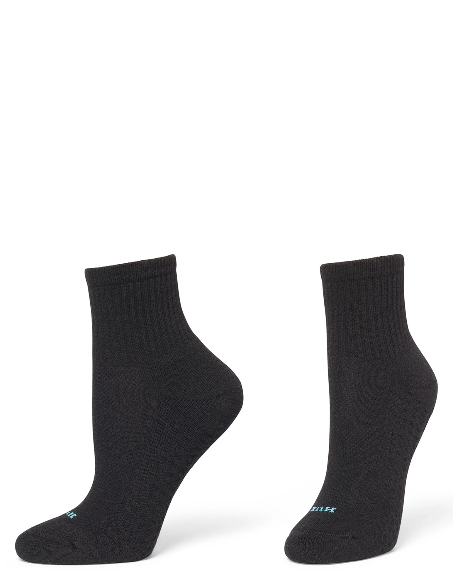 HUE Air Cushion Mini Crew Top Sock 3 Pair Pack - Image 3