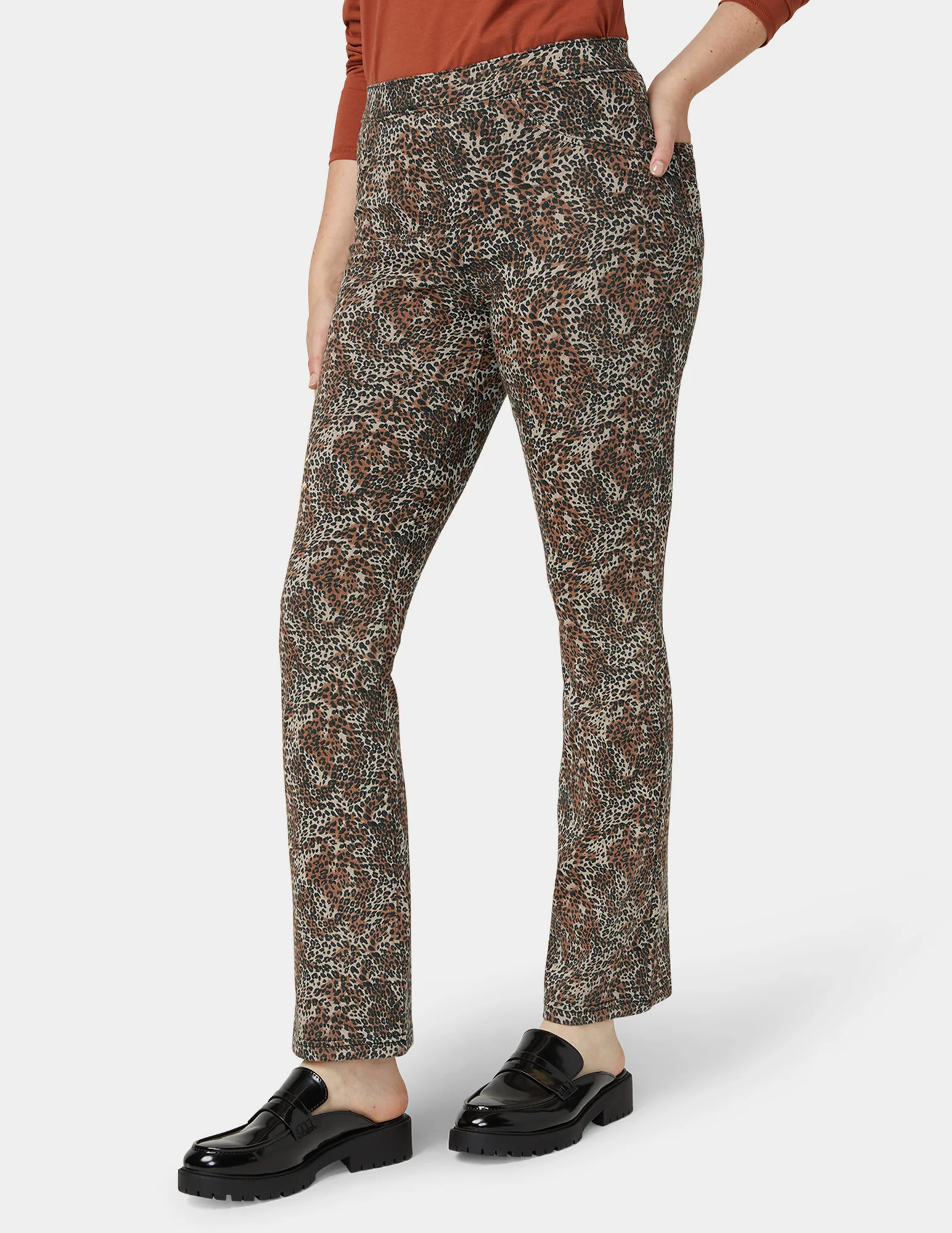 Leopard Denim Baby Bootcut - Image 4