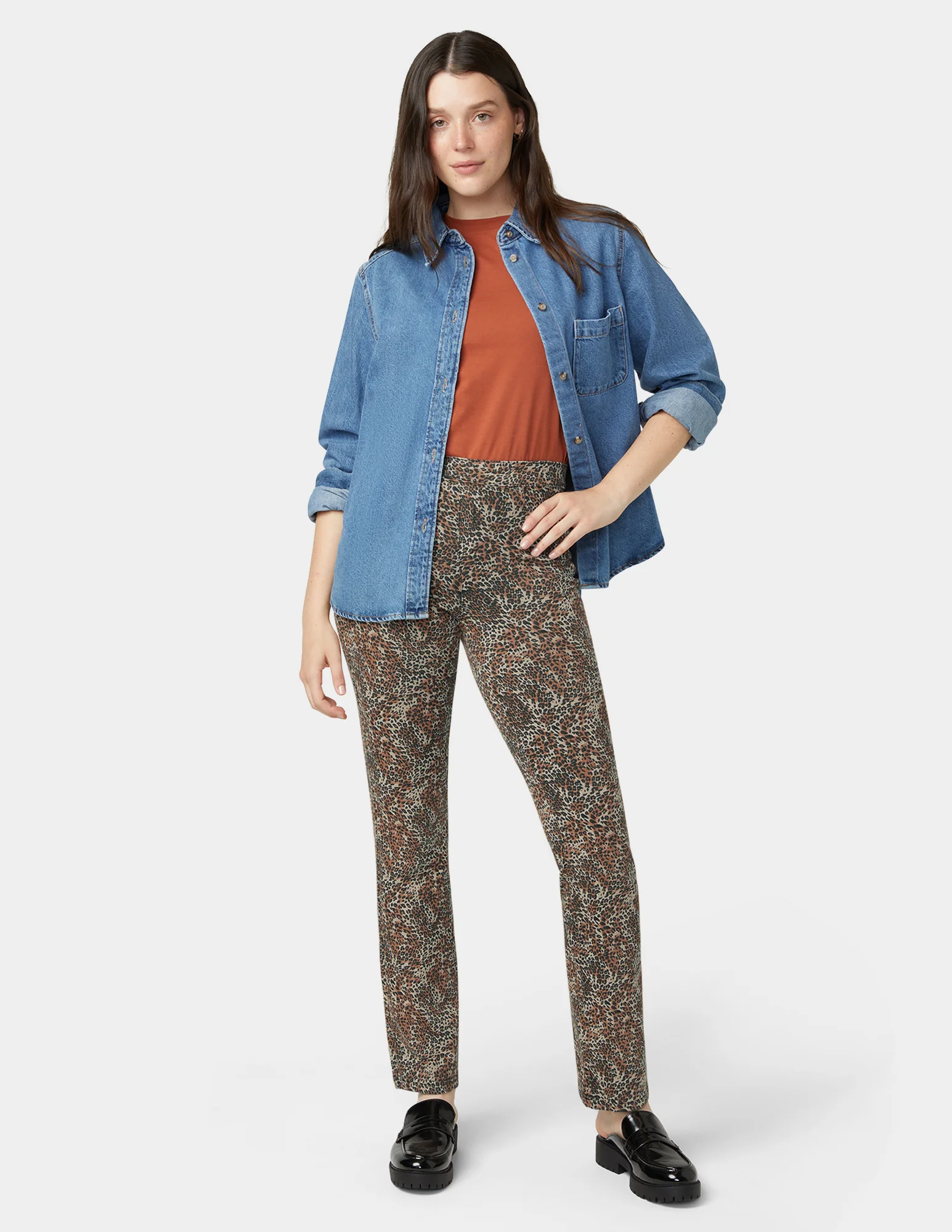 Leopard Denim Baby Bootcut - Image 7