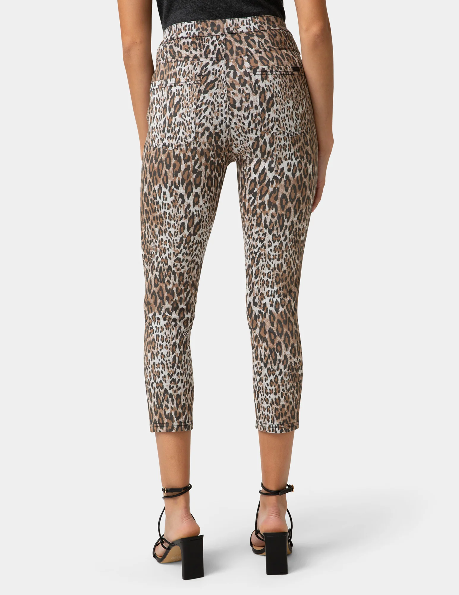 Leopard Ultra Soft Denim Capri - Image 3