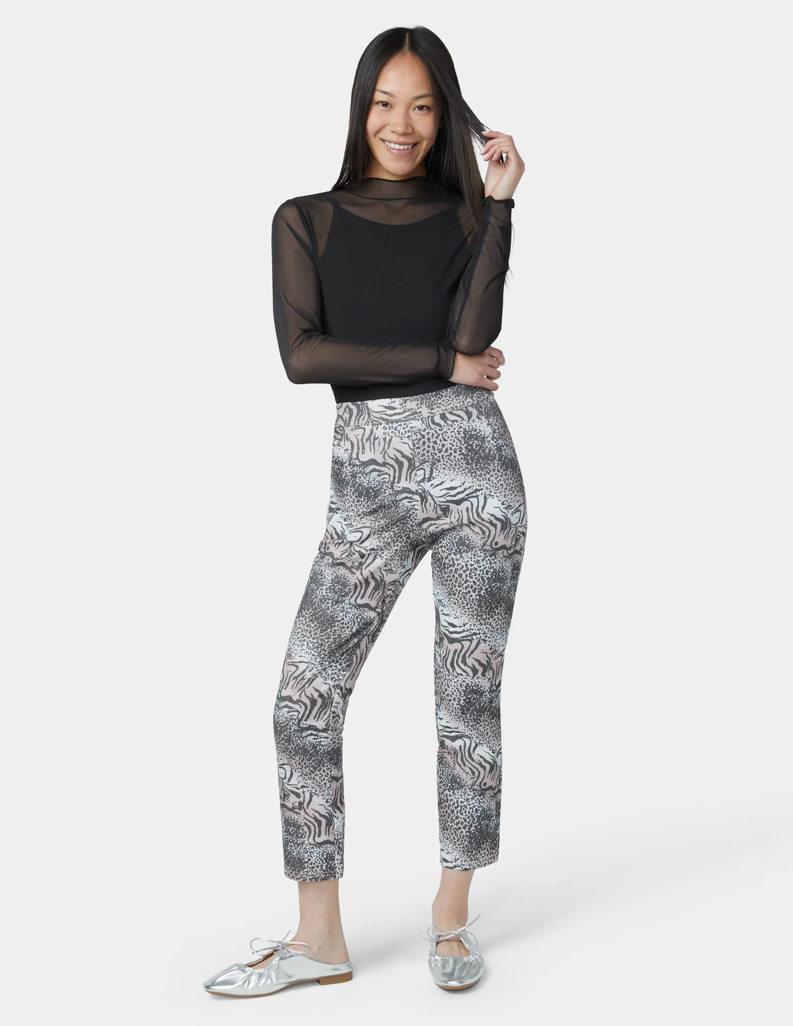 Long Sleeve Mesh Top - Image 6