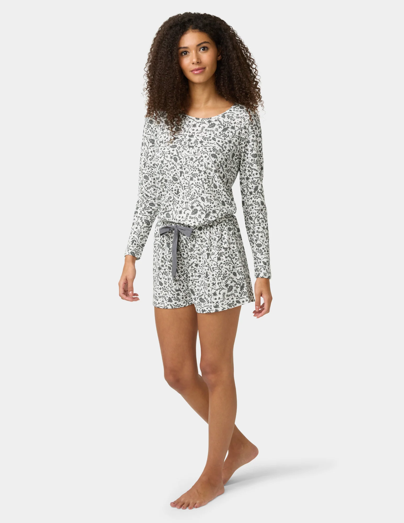 Long Sleeve Waffle Boxer Set - Image 3