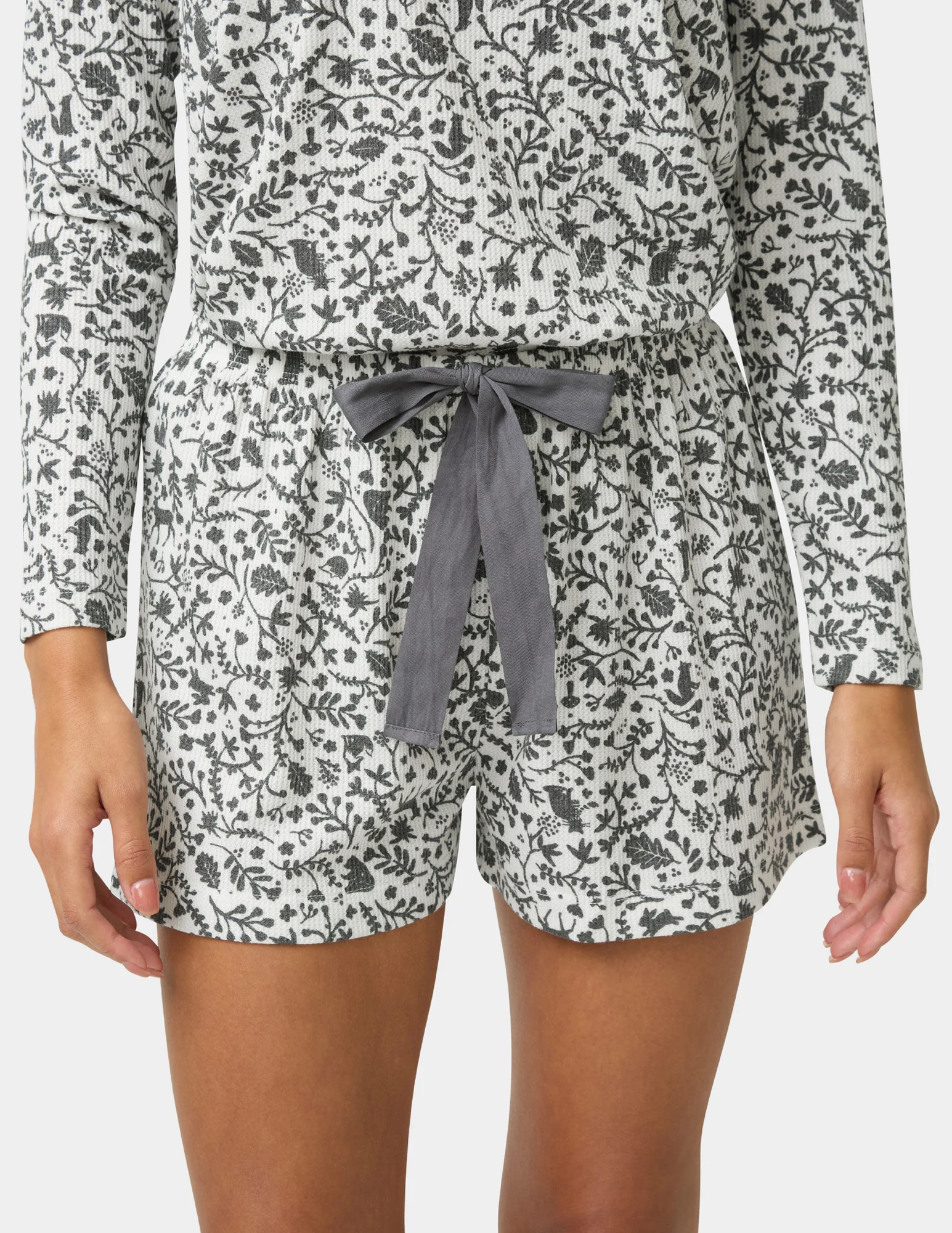 Long Sleeve Waffle Boxer Set - Image 5