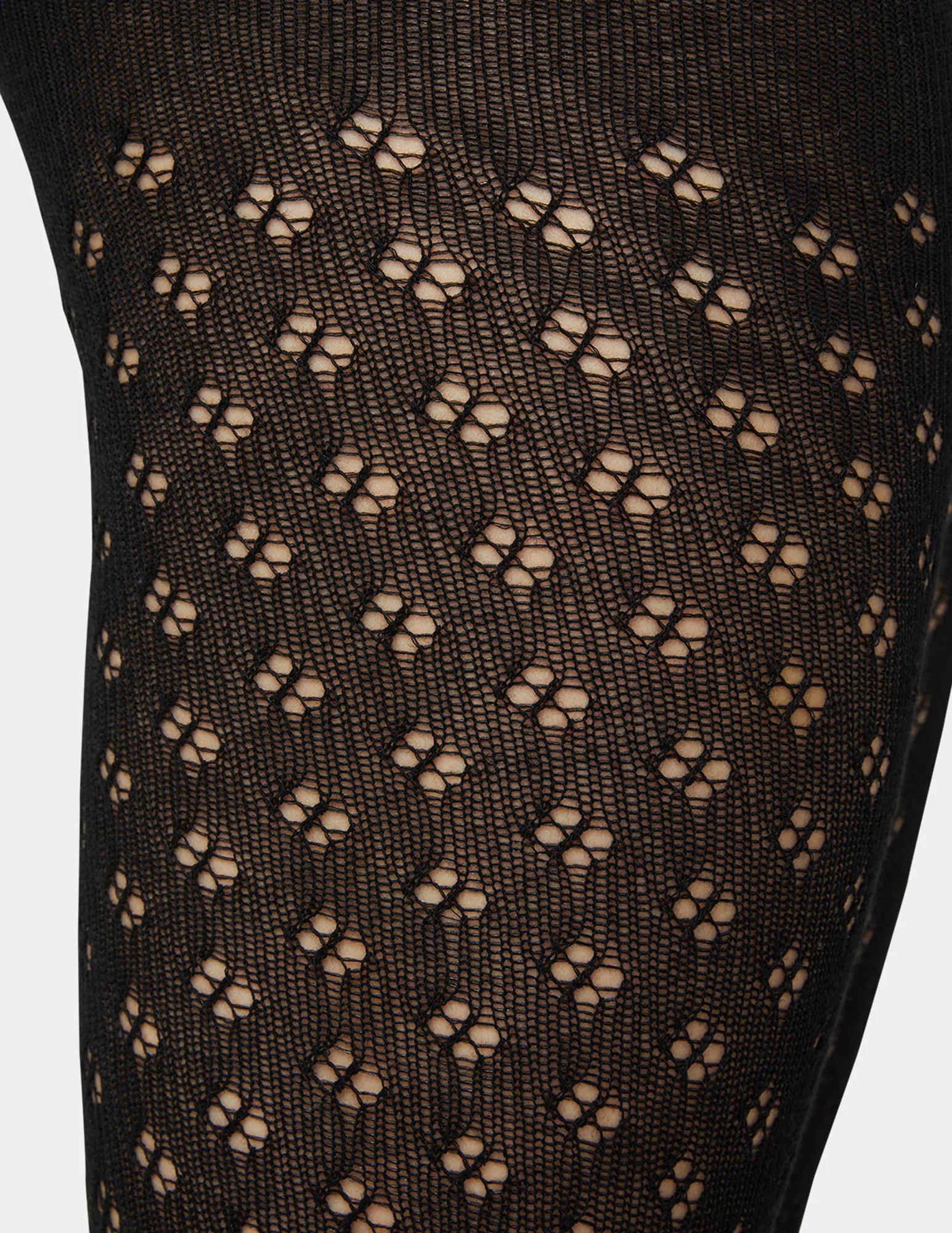 Pointelle Diamond Sweater Tight - Image 3
