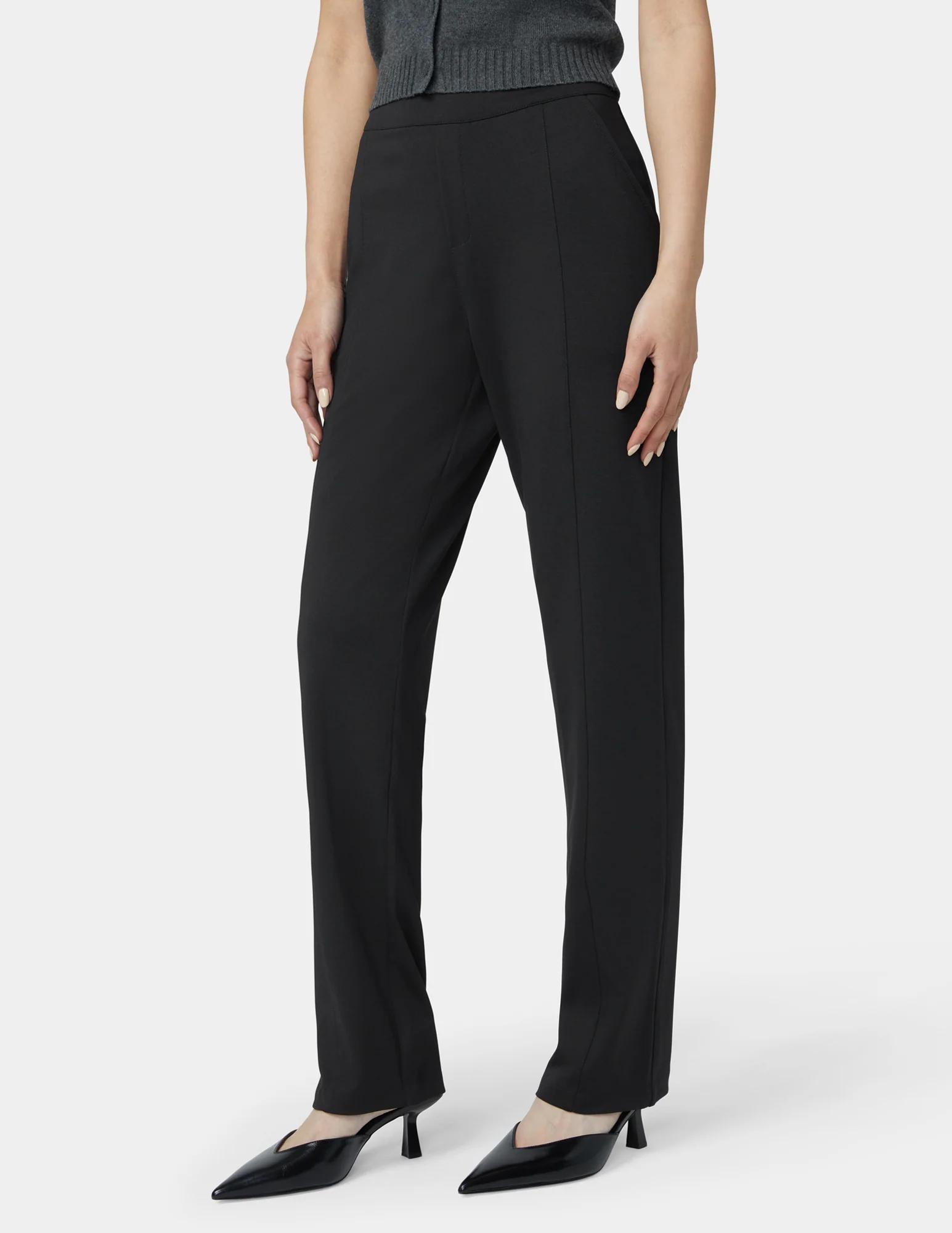 Ponte Pull On Trouser - Image 4