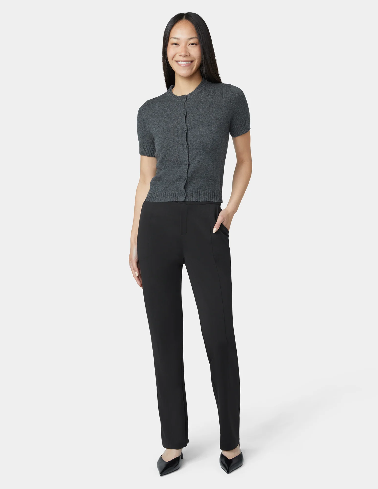 Ponte Pull On Trouser - Image 7