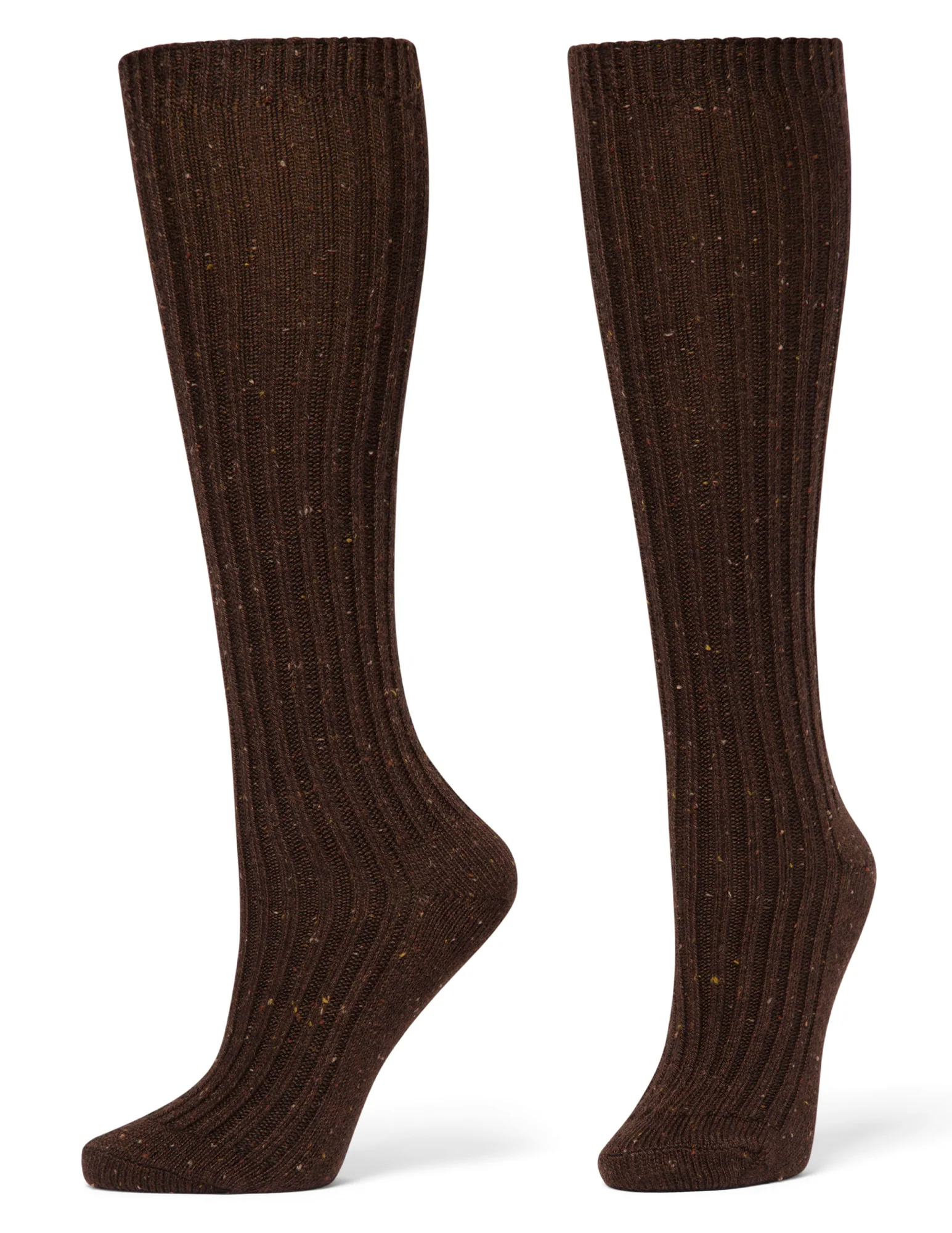 Ribbed Tweed Knee Sock - Image 4