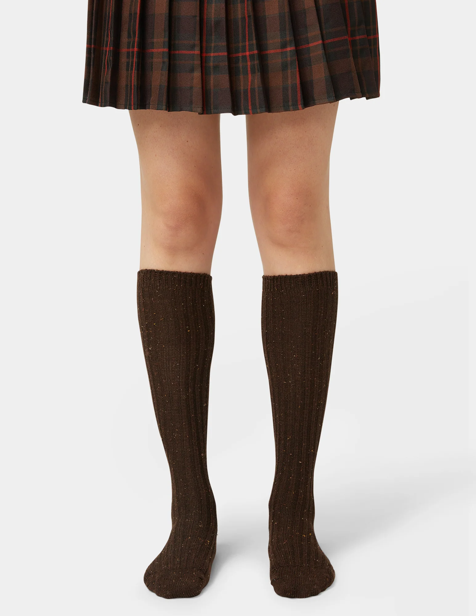 Ribbed Tweed Knee Sock - Image 5