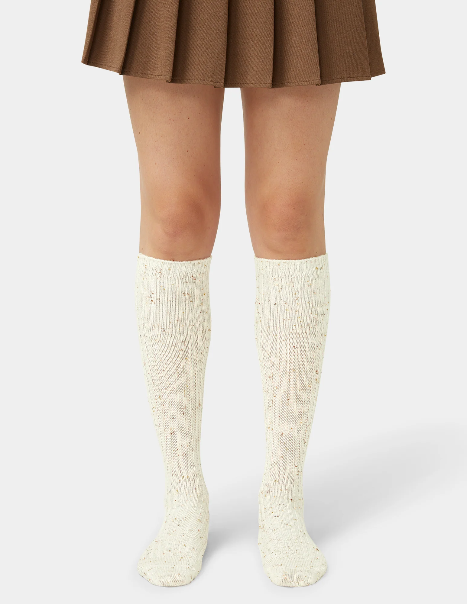 Ribbed Tweed Knee Sock - Image 4