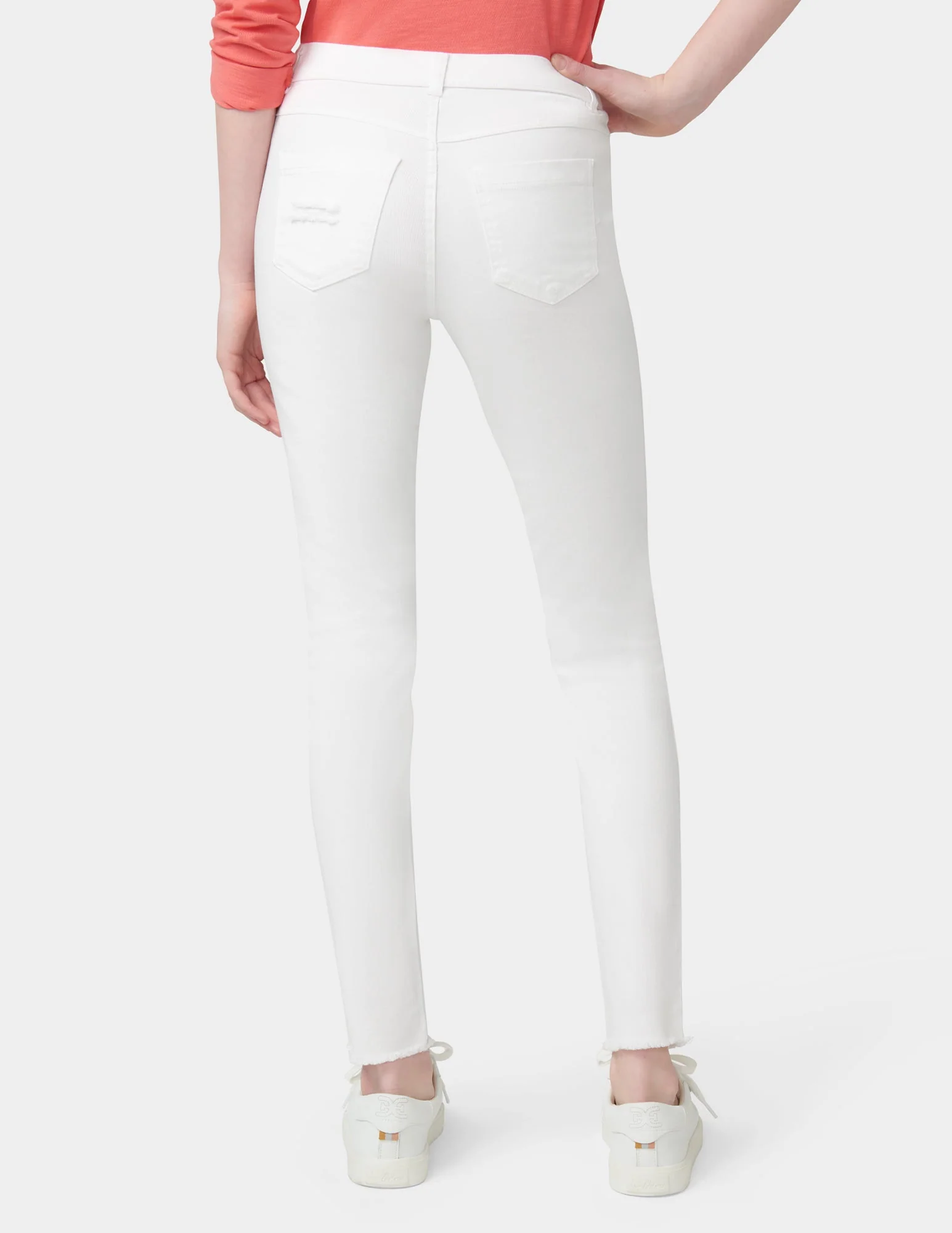 Ripped Knee Denim Leggings - Image 3