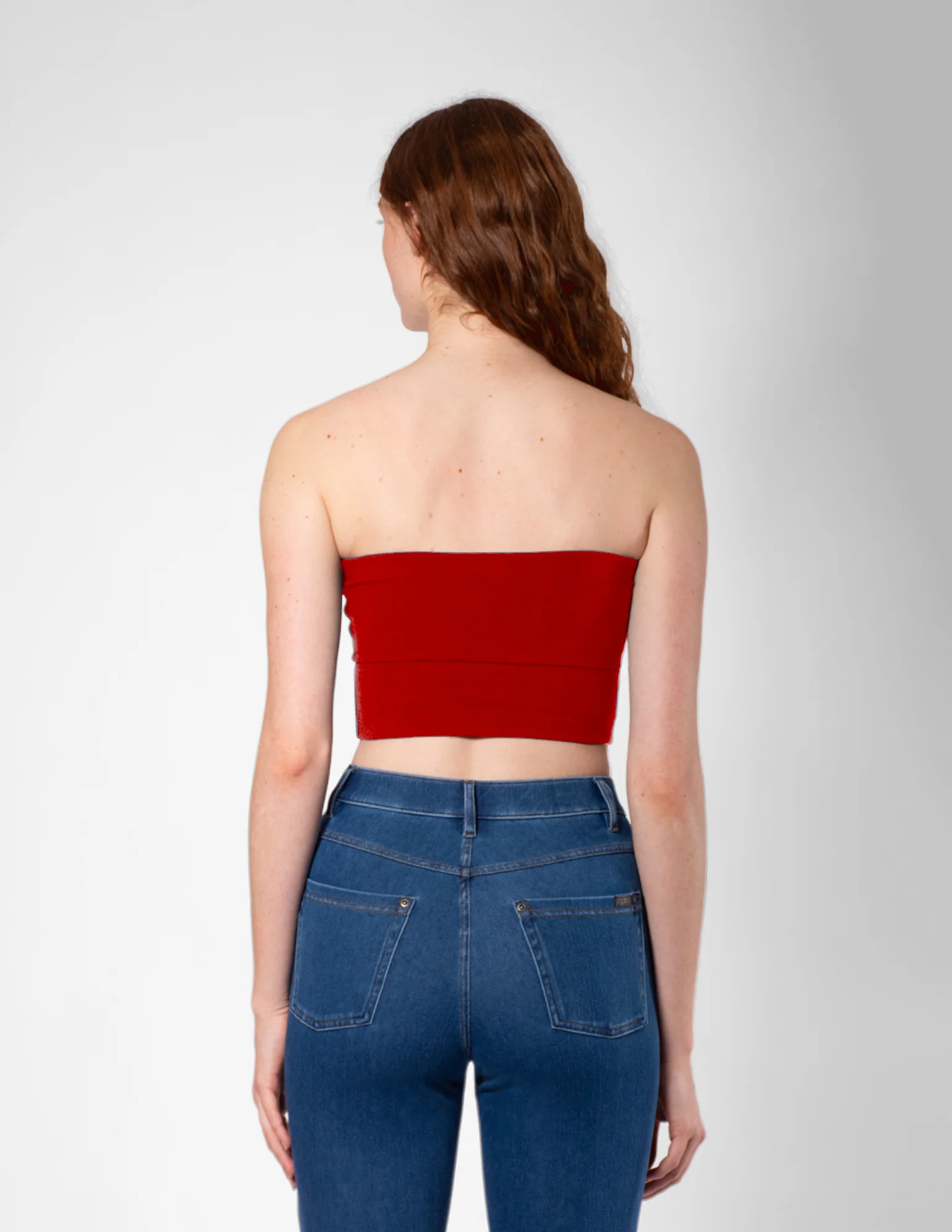 Ruched Blackout Cotton Midriff Bandeau - Image 3