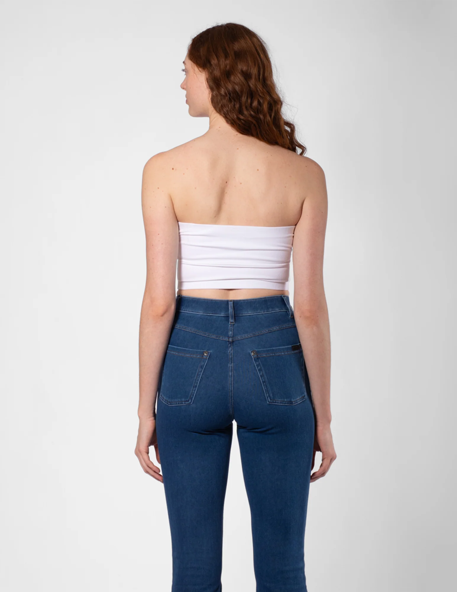 Ruched Blackout Cotton Midriff Bandeau - Image 3