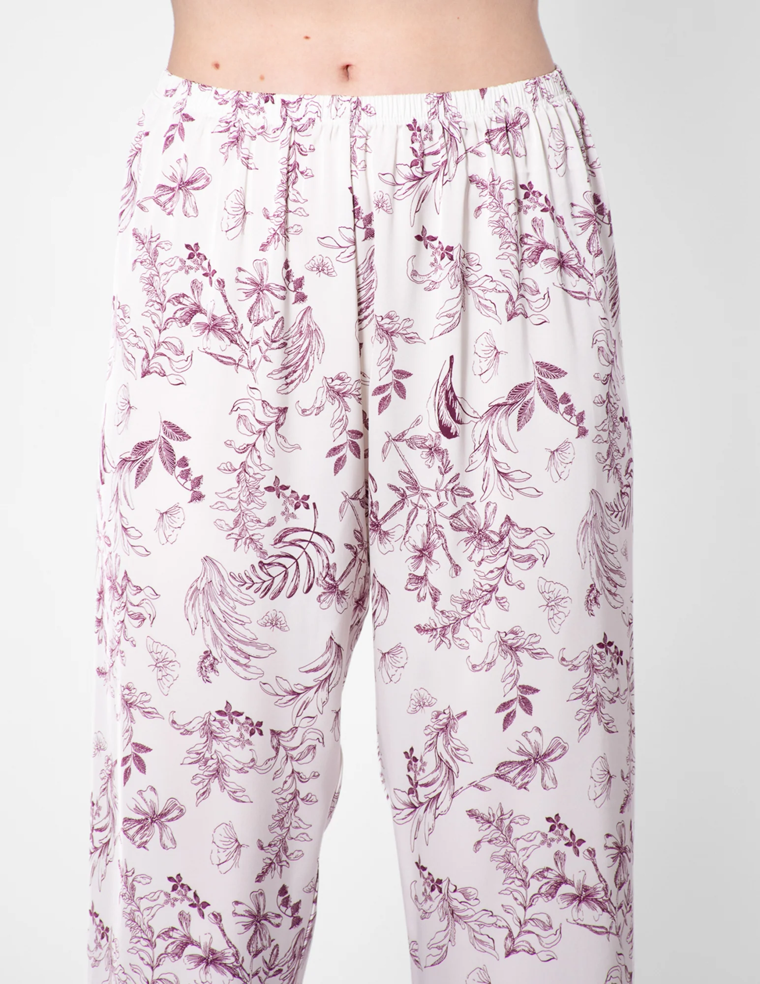 Floral Satin PJ Set - Image 4