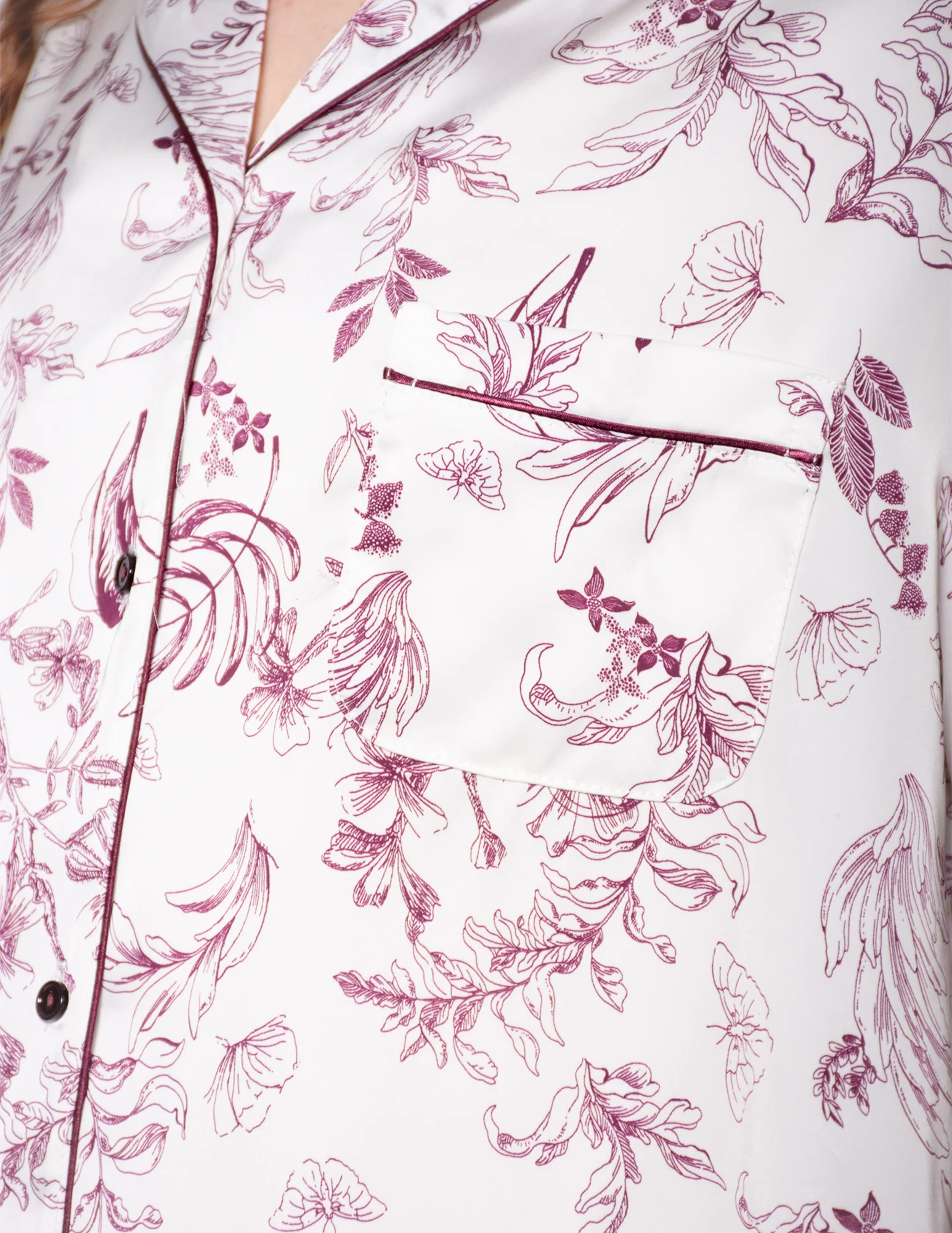 Floral Satin PJ Set - Image 6